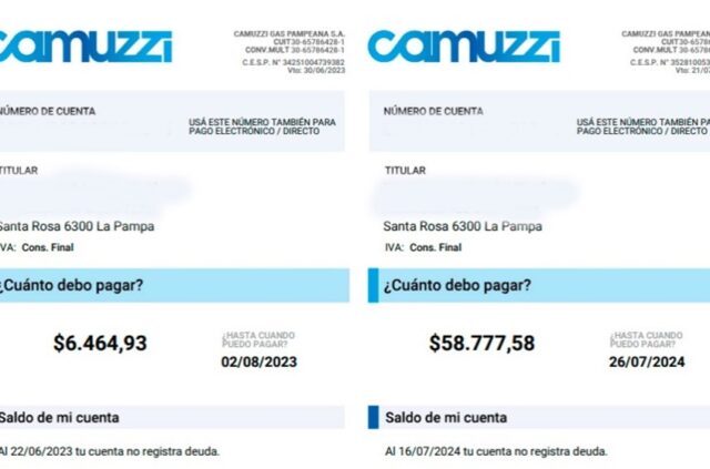 Vencen las facturas de
