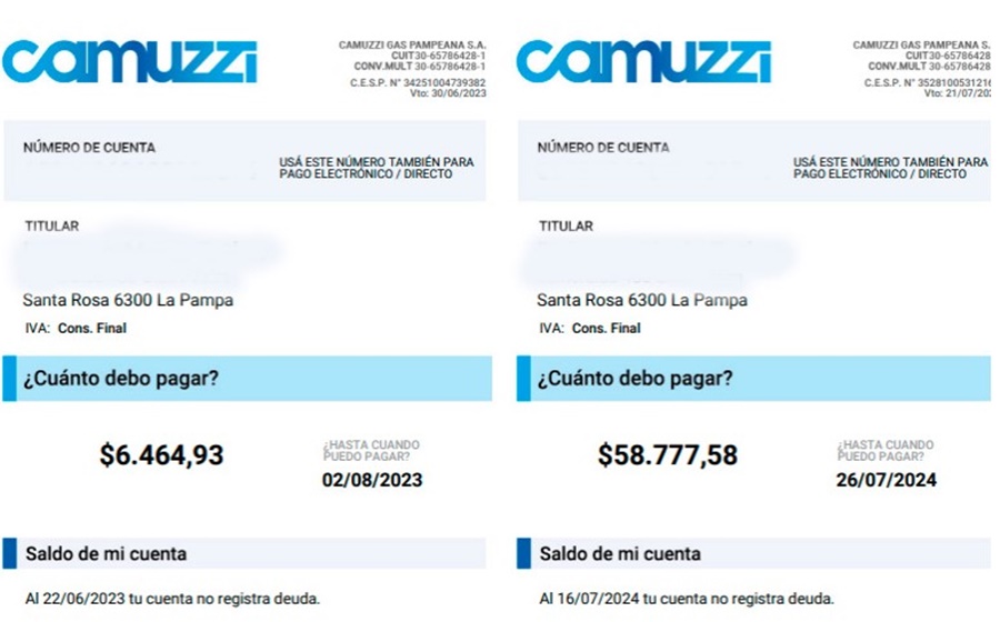 Vencen las facturas de