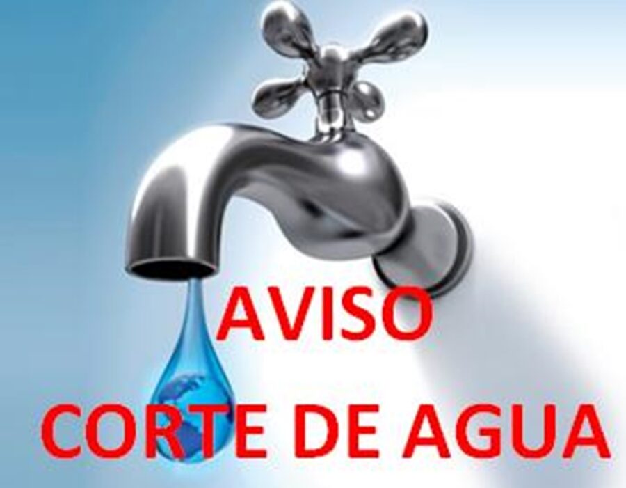Corte de agua programado