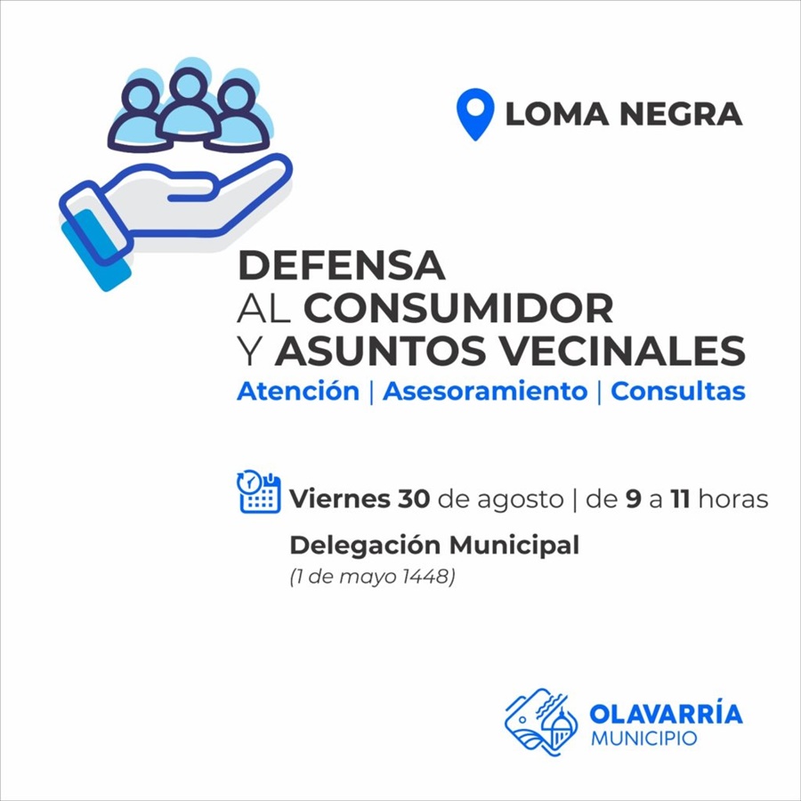 Atenderá en Loma Negra