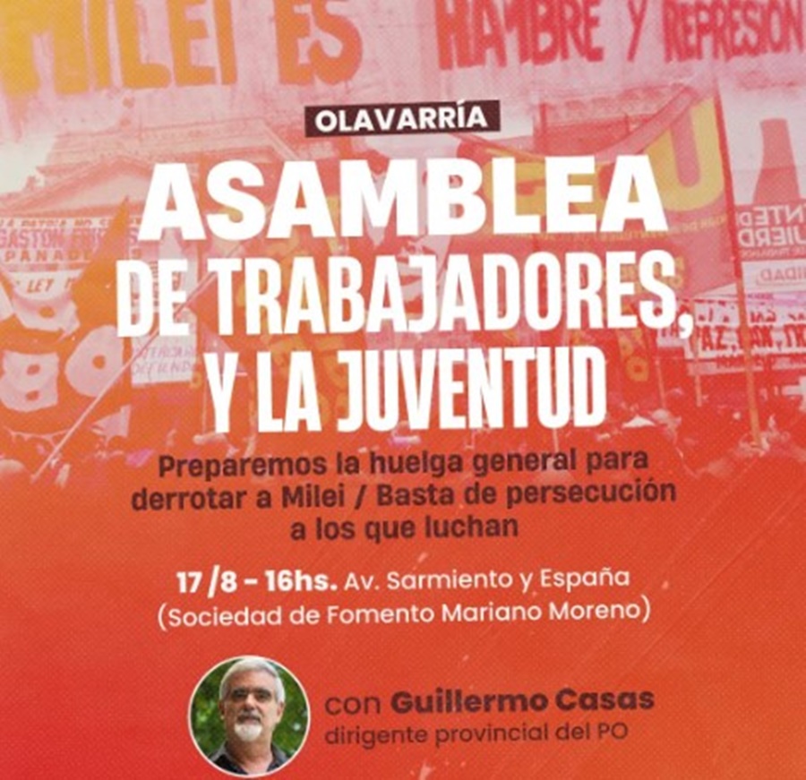 Con Guillermo Casas realizarán