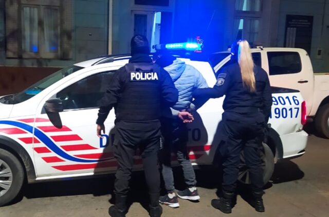 Desobedeció un control policial