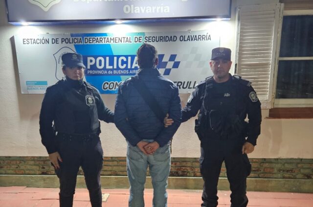 Detuvieron a un hombre