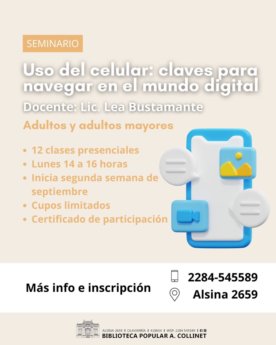 La Biblioteca Collinet ofrecerá