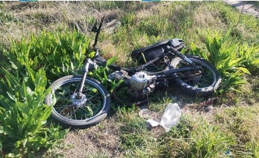Encontraron una moto