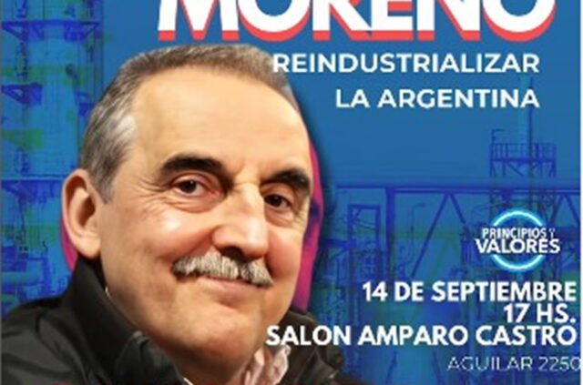 Guillermo Moreno llega a