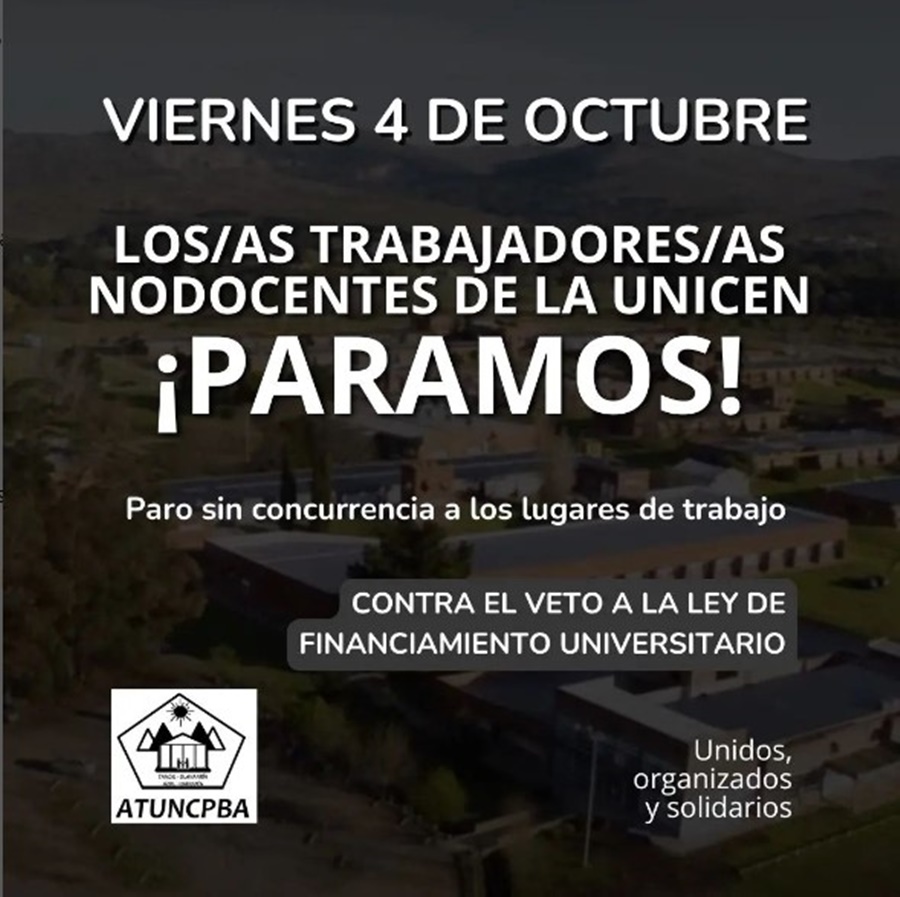 ATUNCPBA convoca a un