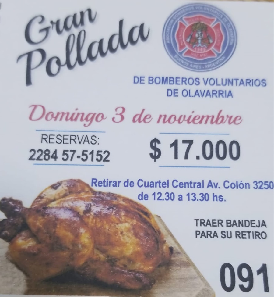Bomberos organiza una pollada