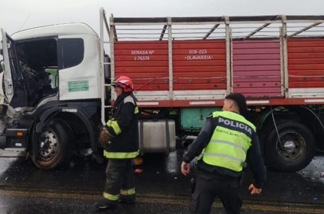 Un camionero Olavarriense involucrado