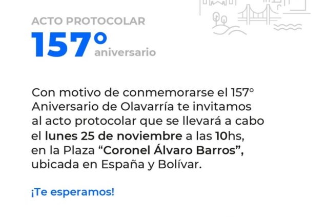 Acto protocolar por el
