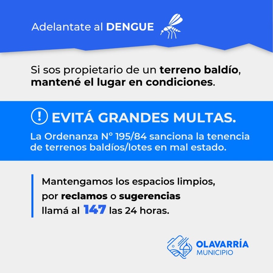 Adelantate al Dengue