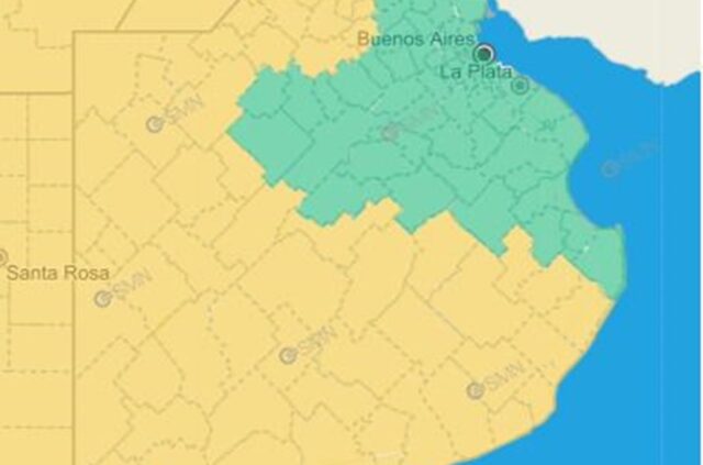 Alerta amarilla por