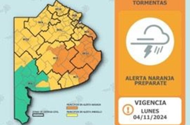 Alerta naranja para esta