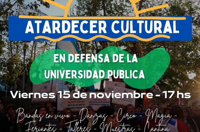 Atardecer cultural en defensa