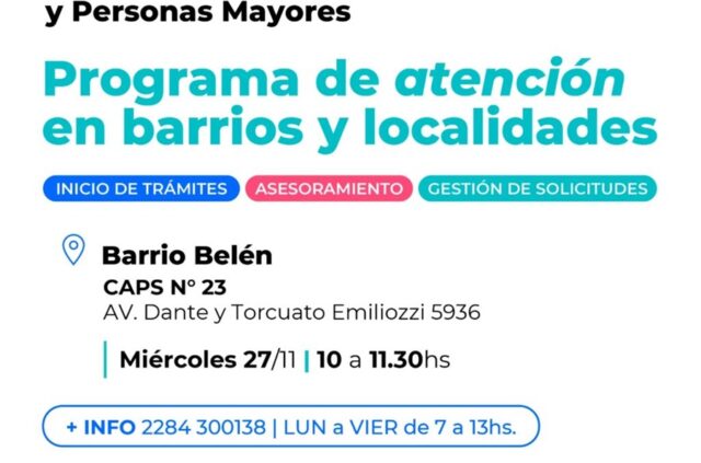 Atención descentralizada en el