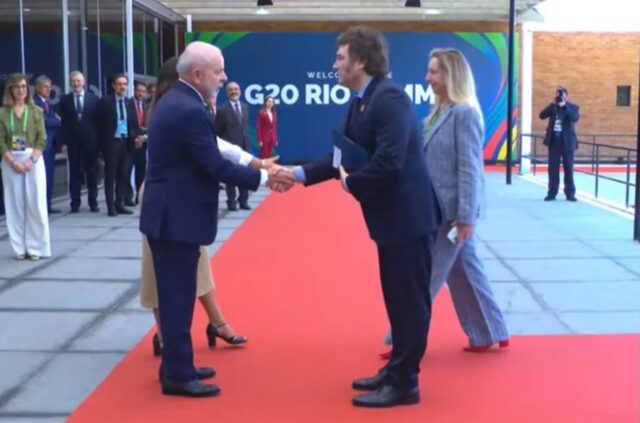 Milei arribó a la