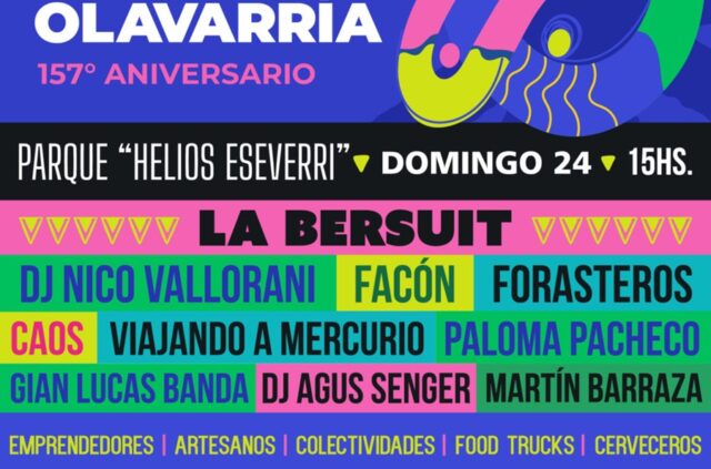 Olavarría festejará el próximo