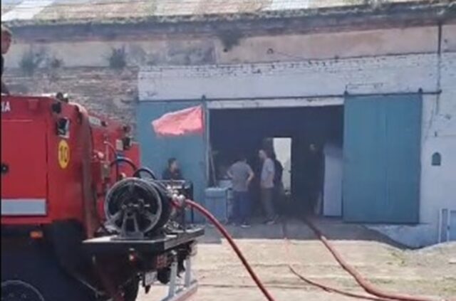 Se incendió la parte