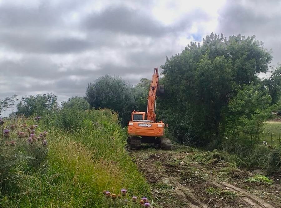 Continúan realizando importantes obras