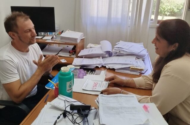 Andrea coronel se reunió