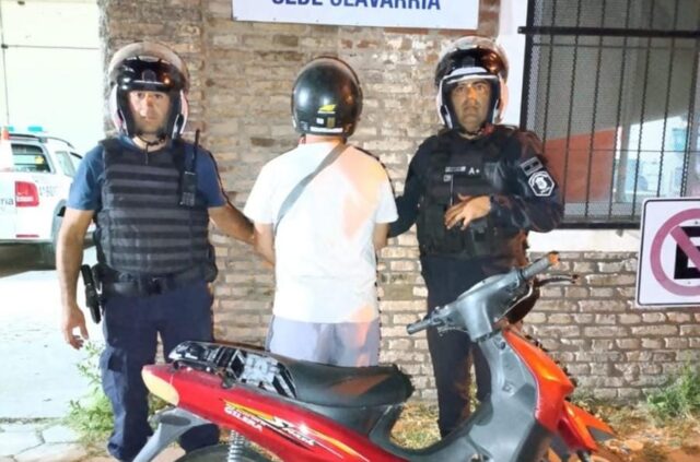 Aprehensión de sospechoso por