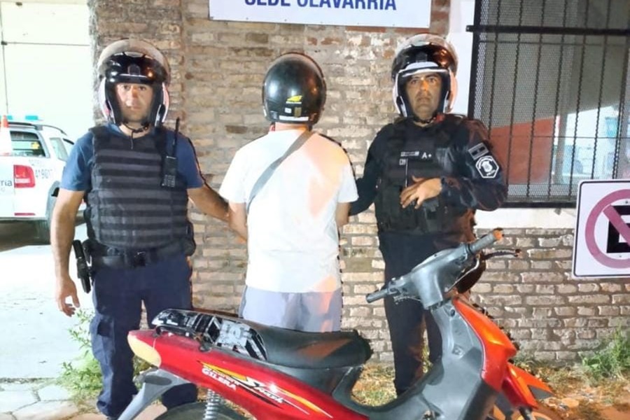 Aprehensión de sospechoso por