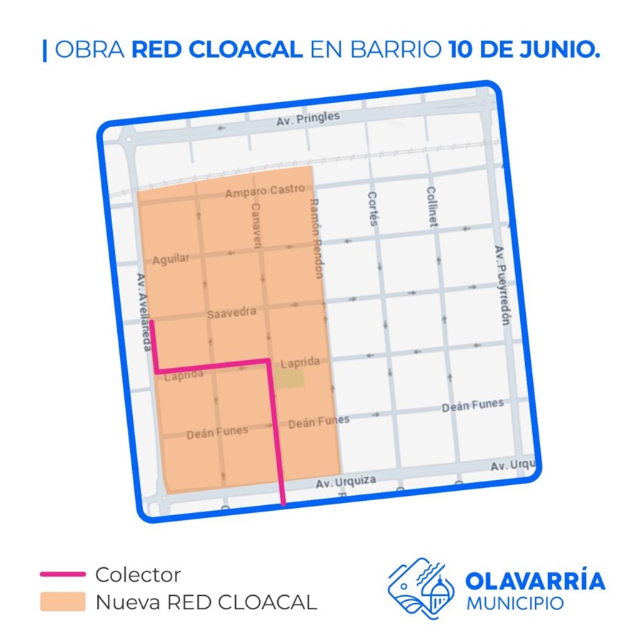 Construirán la red cloacal