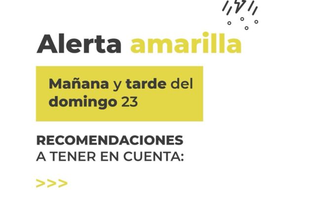 Continúa el alerta amarillo