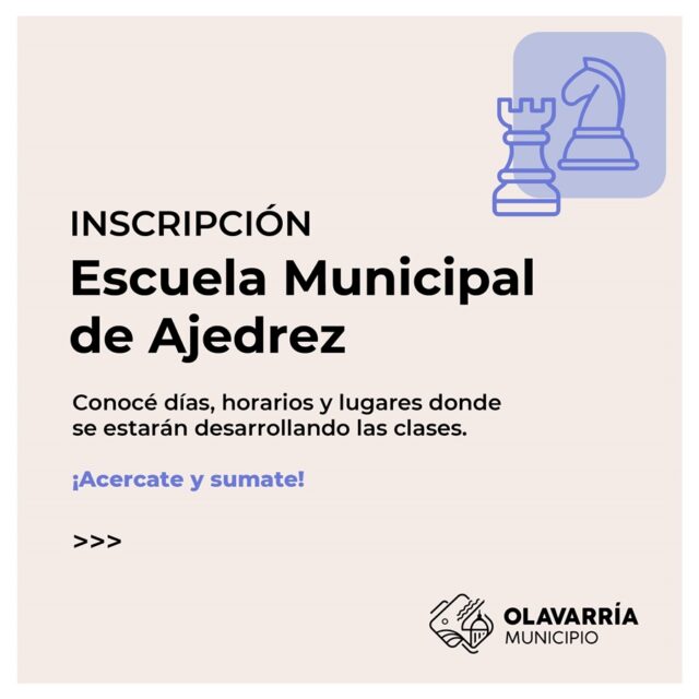 La Escuela Municipal de Ajedrez inicia el ciclo lectivo 2025