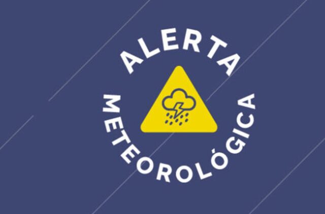 Lunes con alerta amarilla