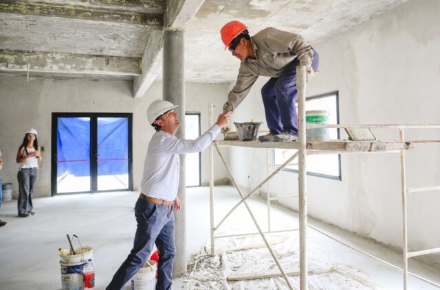 Wesner recorrió la construcción