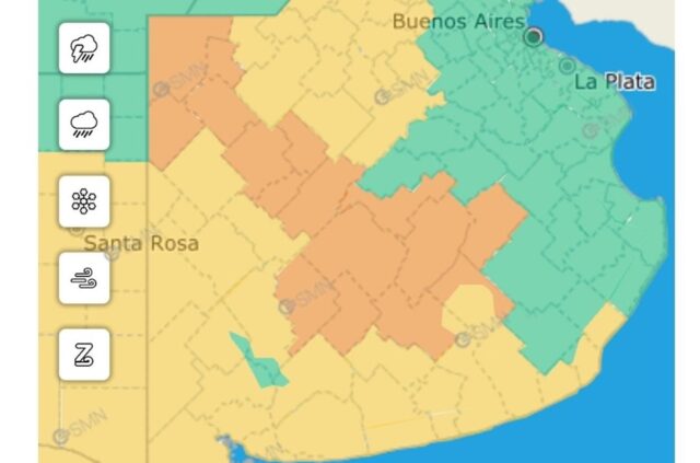 Alerta naranja para lo