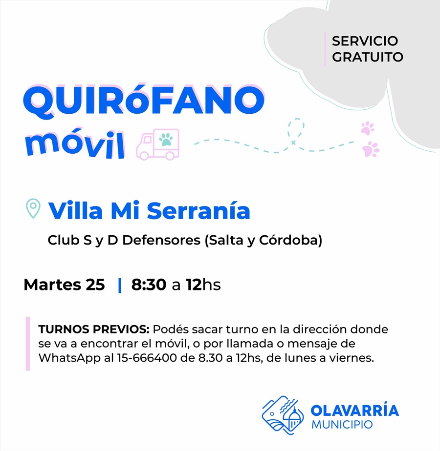Atenderá en villa mi