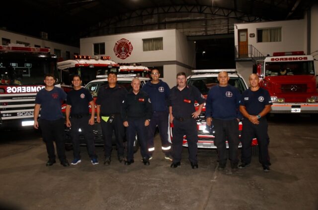 Bomberos de Olavarría rumbo