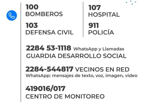 El municipio desplegó equipos