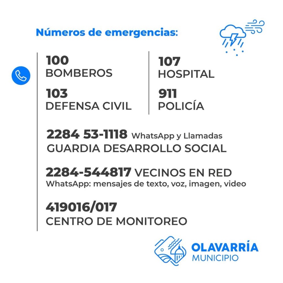 El municipio desplegó equipos