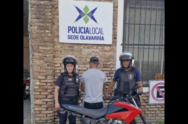 Recuperación de moto robada