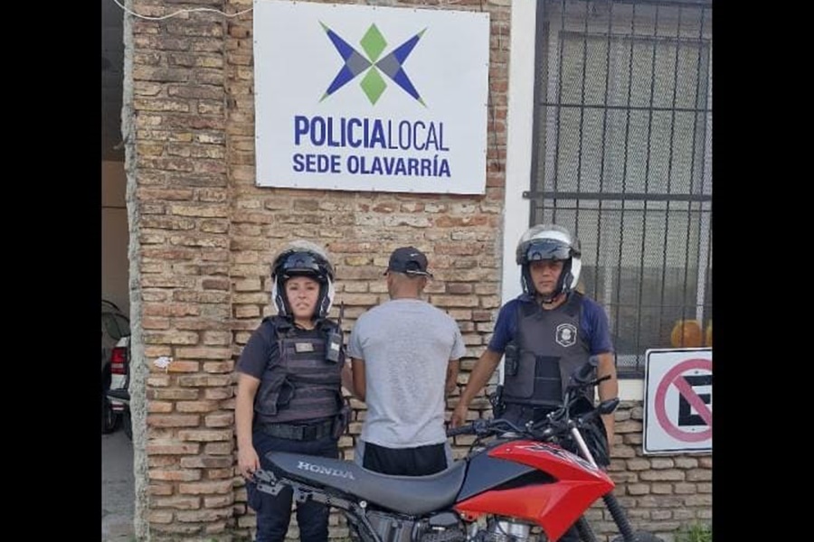 Recuperación de moto robada