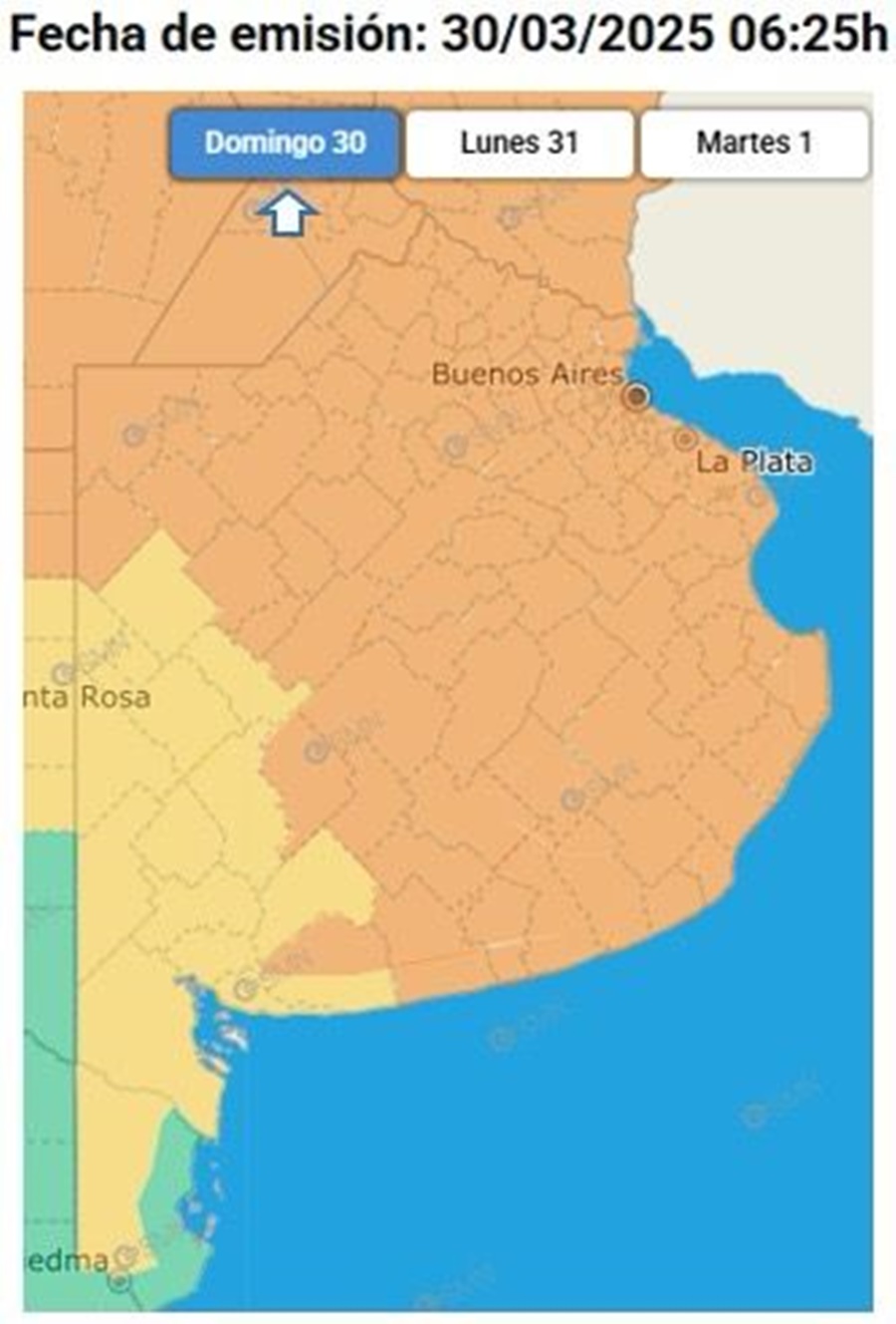 Rige un alerta para