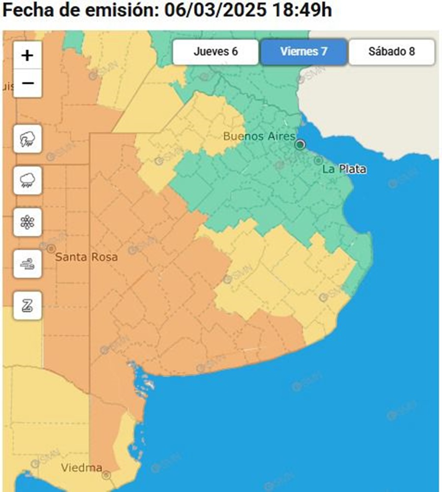 Rigen dos alertas para