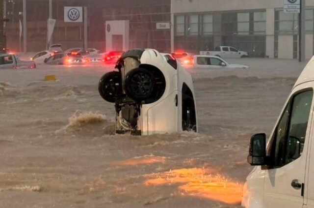 Temporal en bahía blanca
