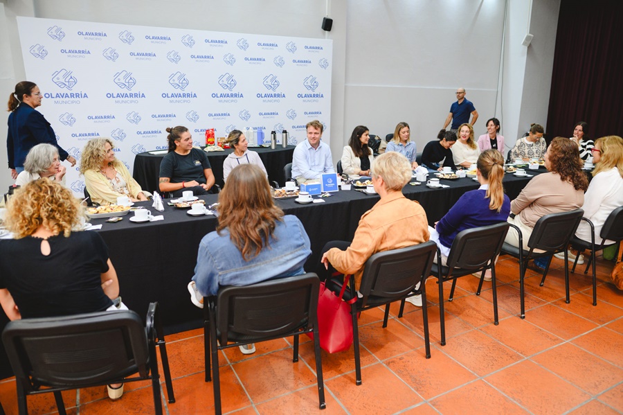 Wesner compartió un desayuno