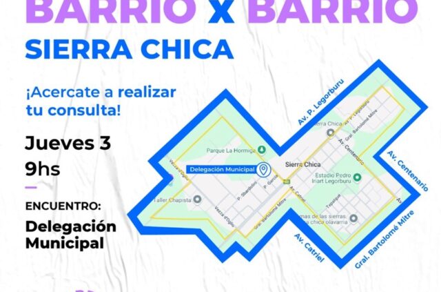 Barrio por barrio llegará
