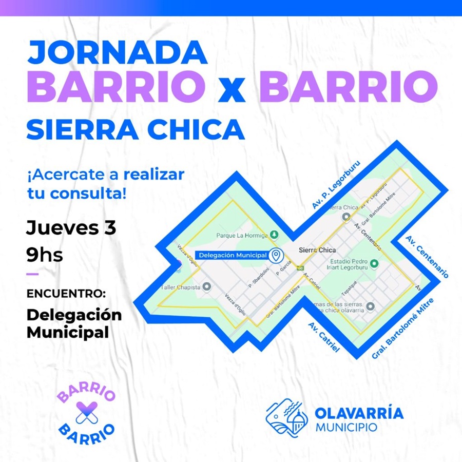 Barrio por barrio llegará
