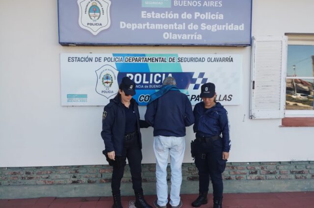 Detuvieron a un hombre