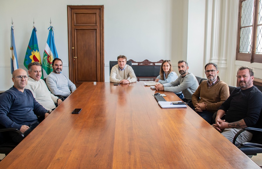 El intendente se reunió