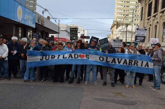 Importante manifestación en apoyo