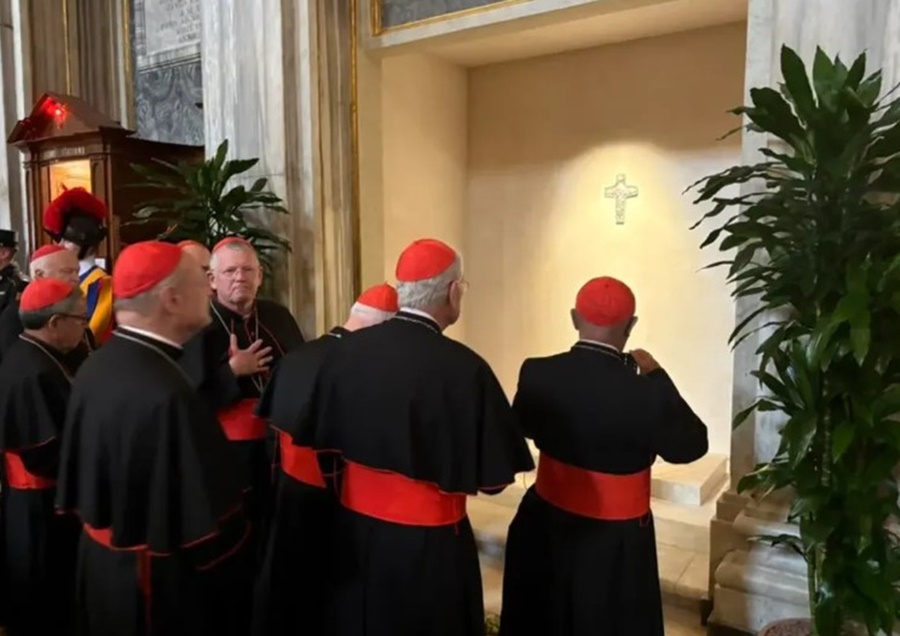 Los cardenales homenajearon al