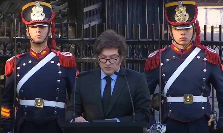 Milei en el acto