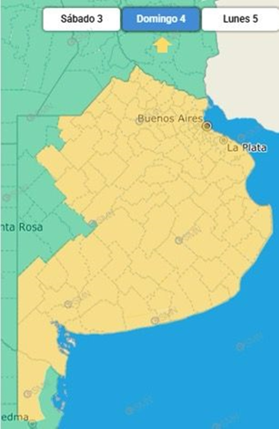 Alerta por tormenta para